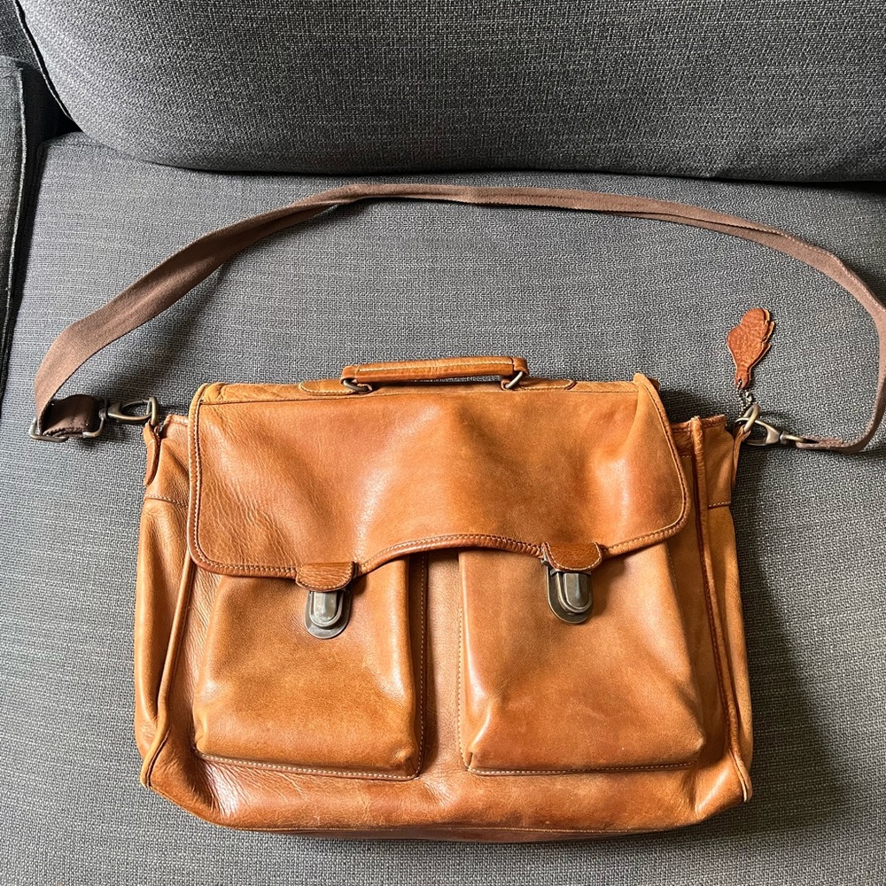 Vintage Roots Original Leather Messenger Bag